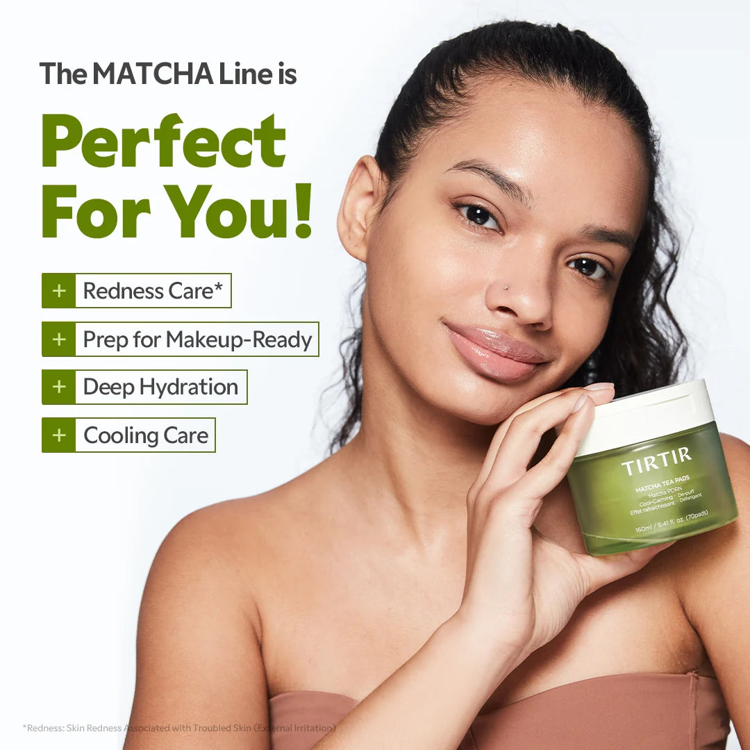 Pads de Tónico TIRTIR Matcha — Alivio Instantáneo (70 Pads) ✦ Bajo pedido