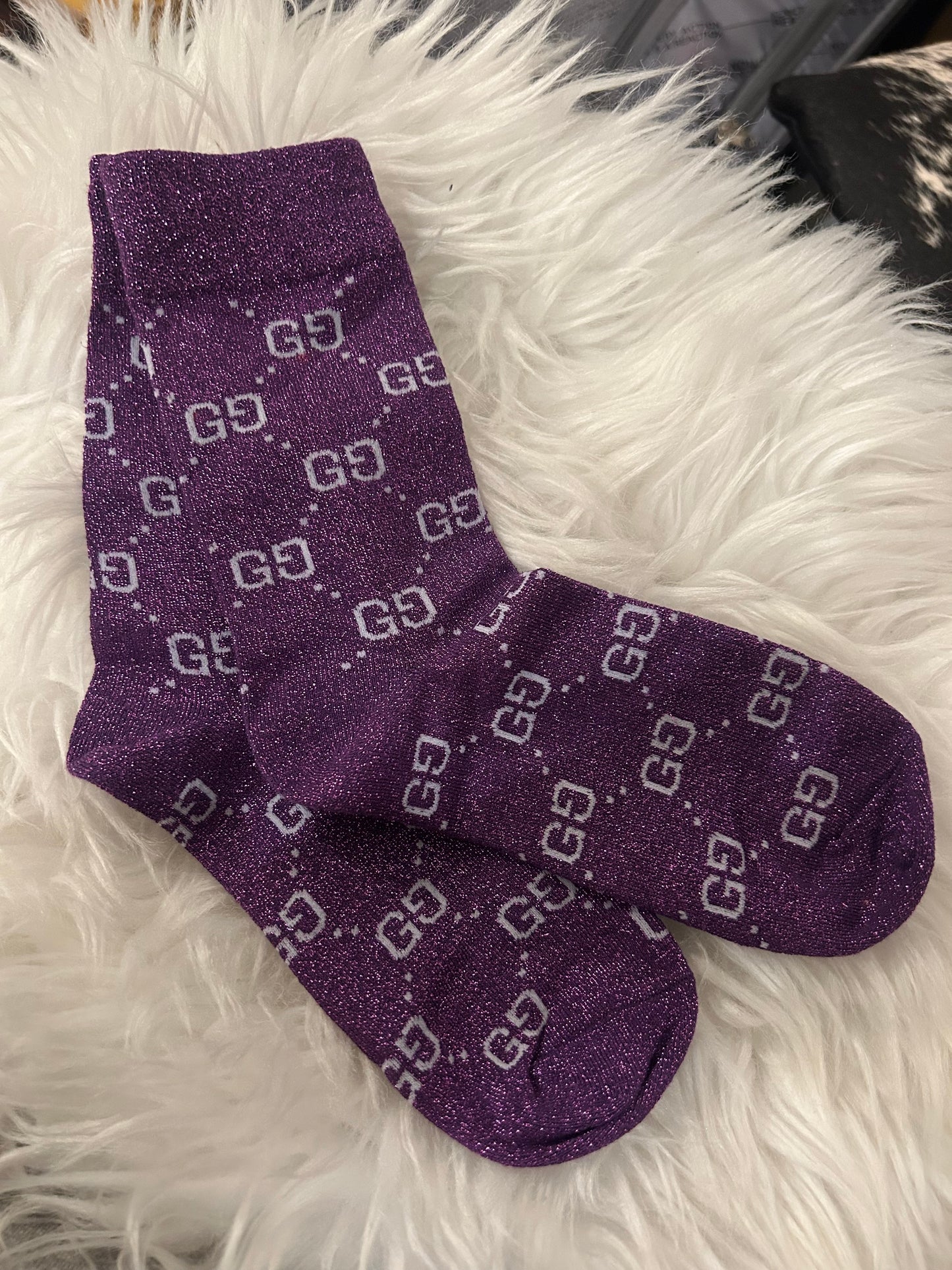 Medias Alta Gama Unitalla (36 al 39) - Morado