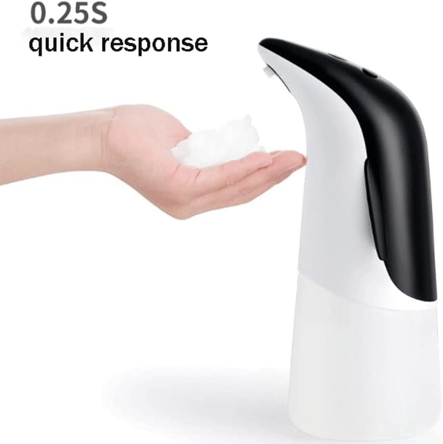 Dispensador Automático de Jabón Espumoso 300ml Pingüino (Negro/Blanco)