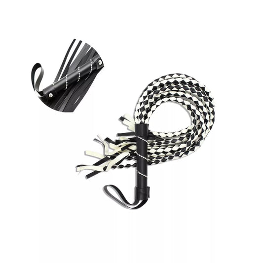 Látigo Mystic Cuero Sintético - 78cm ✦ Bajo pedido