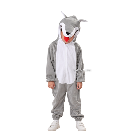 Disfraz Mameluco Infantil – Lobo ✦ Bajo pedido