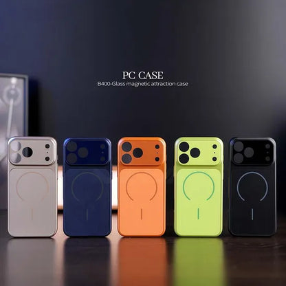 Funda de Vidrio Óptico con Magsafe para iPhone - Varios Modelos y Colores ✦ Bajo pedido