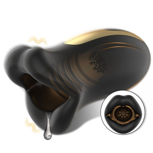 Kiss - Masturbador Masculino Vibrador en Forma de Boca ✦ Bajo pedido