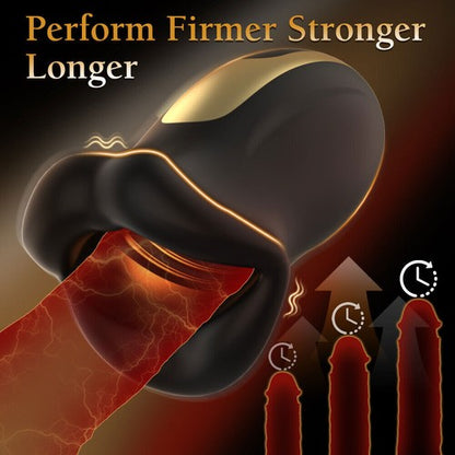 Kiss - Masturbador Masculino Vibrador en Forma de Boca ✦ Bajo pedido