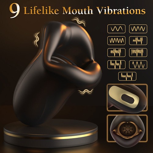 Kiss - Masturbador Masculino Vibrador en Forma de Boca ✦ Bajo pedido