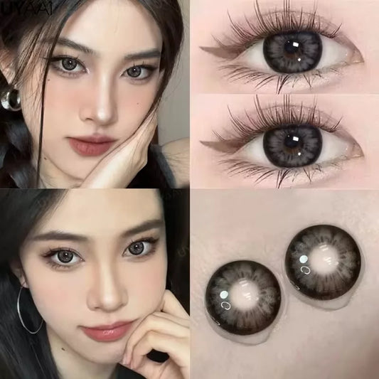 Lentes de Contacto con Agrandamiento de Ojos (14.5mm) Gris BC02-5 - Bio Essence