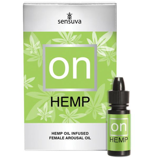 Aceite Sensuva ON Hemp - Vibrador Líquido Femenino (5ml) ✦ Bajo pedido