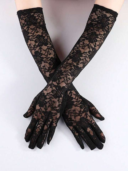 Guantes Largos Encaje (Unitalla) ✦ Bajo pedido