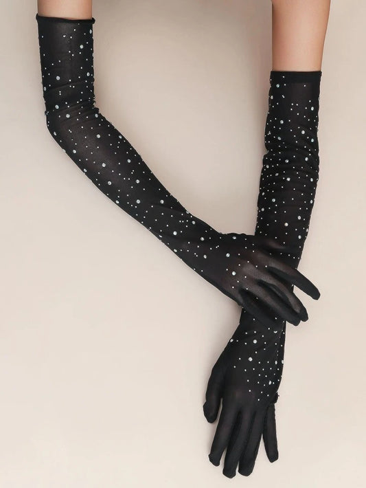 Guantes Largos Brillos (Unitalla) ✦ Bajo pedido