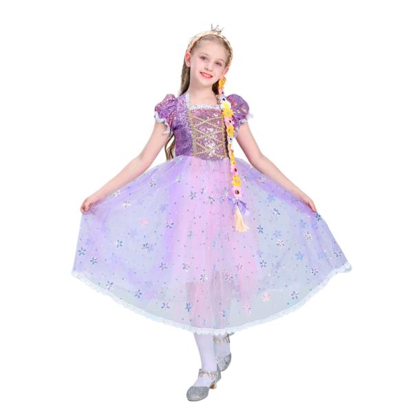 Disfraz Infantil – Rapunzel (4-5Y) ✦ Bajo pedido