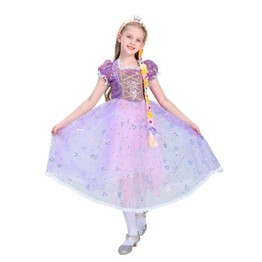 Disfraz Infantil – Rapunzel (4-5Y) ✦ Bajo pedido
