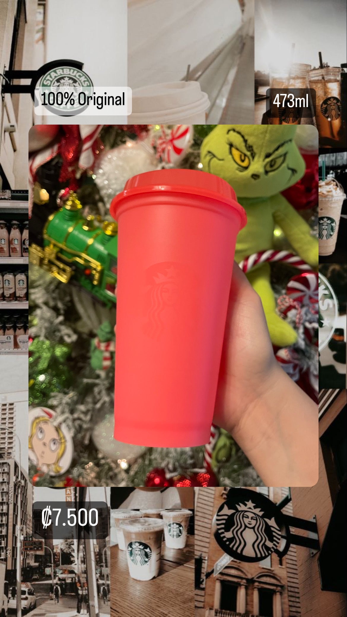 Vaso Starbucks 16oz 2022