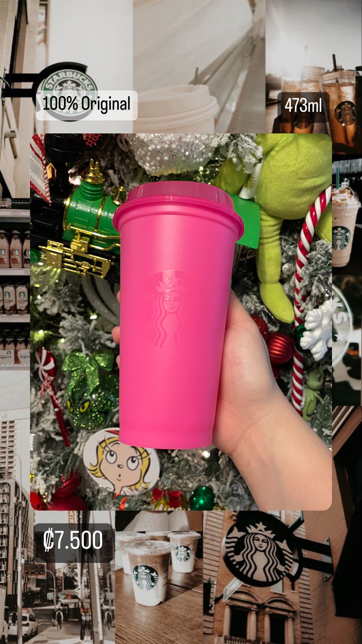 Vaso Starbucks 16oz 2022