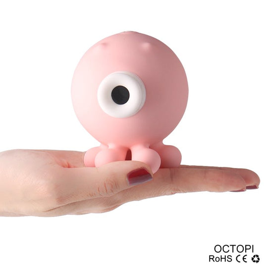 OCTOPI - Succionador de Clítoris en Forma de Pulpo, 10 Modos de Succión Silicona Médica Impermeable IPX7 ✦ Bajo pedido