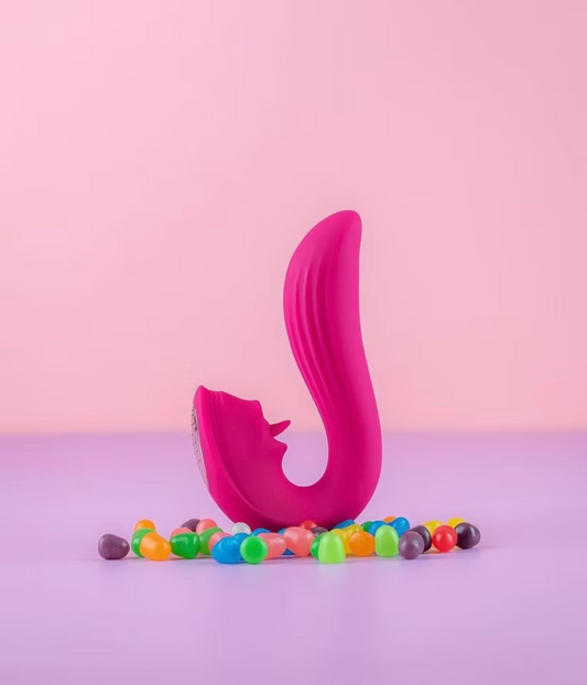Velvet Kiss - Vibrador con Mini Lengua ✦ Bajo pedido