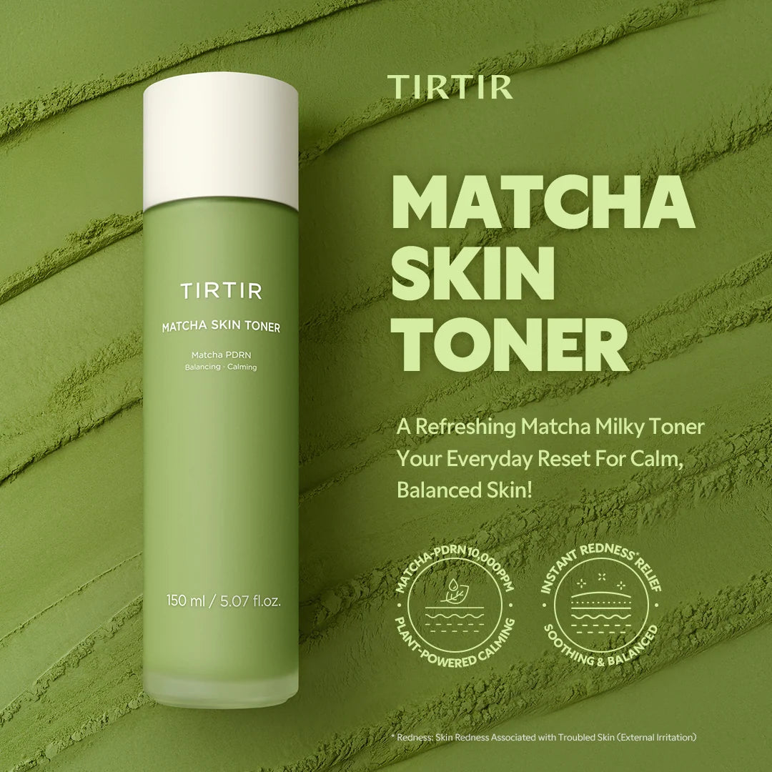 Tónico TIRTIR Matcha pH 6.0 — Antirojeces ✦ Bajo pedido