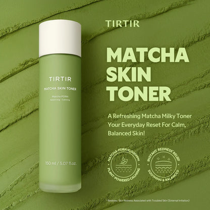 Tónico TIRTIR Matcha pH 6.0 — Antirojeces ✦ Bajo pedido