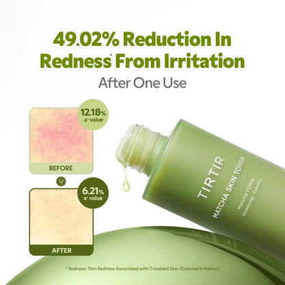 Tónico TIRTIR Matcha pH 6.0 — Antirojeces ✦ Bajo pedido