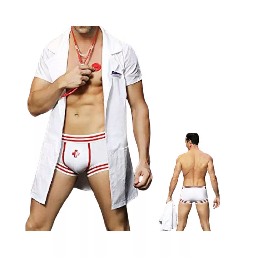 Disfraz Adulto – Enfermero (Unitalla S/M) ✦ Bajo pedido