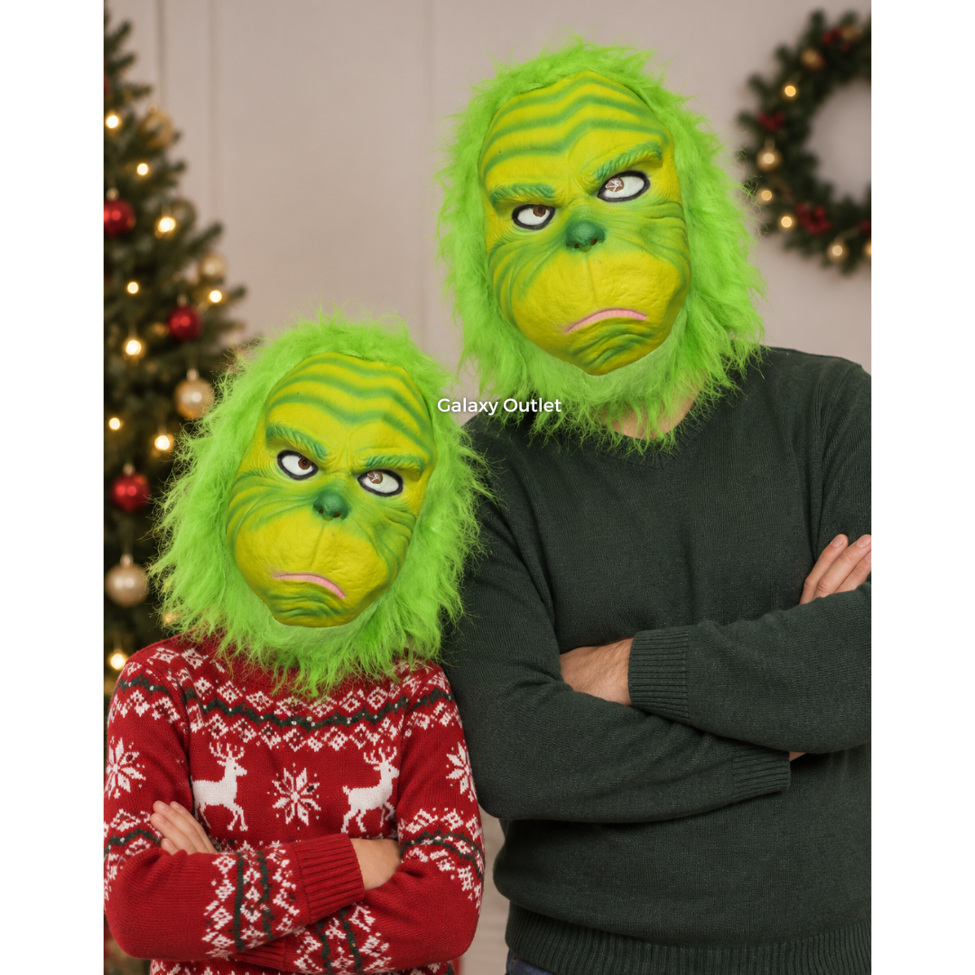 Máscara Grinch Unitalla ✦ Bajo pedido