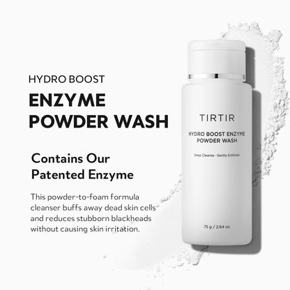 Limpiador en Polvo TIRTIR Hydro Boost — Enzimas ✦ Bajo pedido