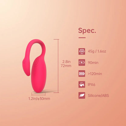 Magic Flamingo – Vibrador de Lujo con Control por App y Larga Distancia ✦ Bajo pedido