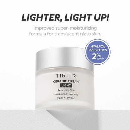 Crema TIRTIR Ceramic Light (50ml) — Hidratación Ligera ✦ Bajo pedido