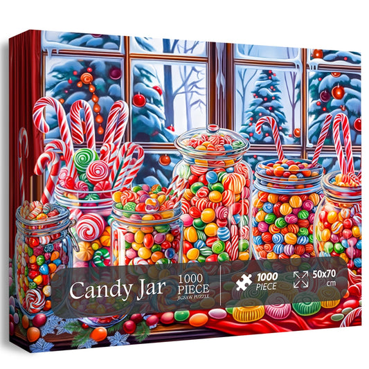 Rompecabezas de tarro de caramelos de 1000 piezas