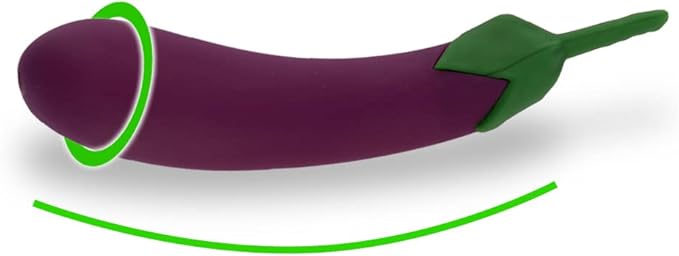 Vibrador Diseño Berenjena (Introducible 13cm) – Estimulador Punto G ✦ Bajo pedido