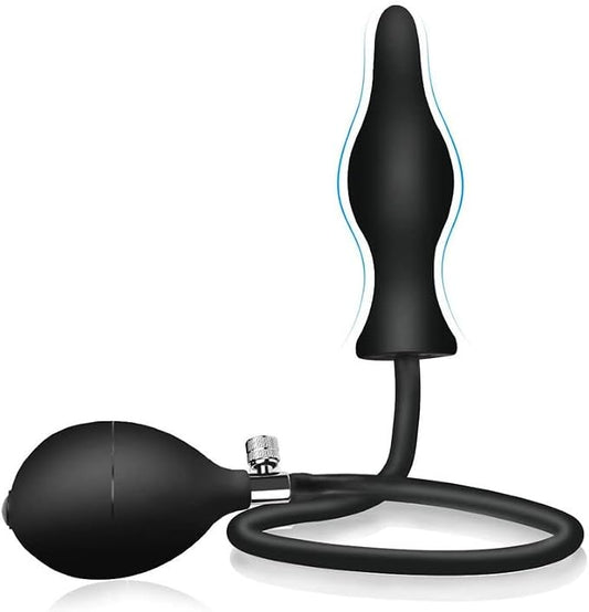 Tapón Anal Inflable Masajeador de Próstata – Kit Entrenador Anal con Bomba | Juguete Sexual para Hombres, Mujeres y Parejas ✦ Bajo pedido