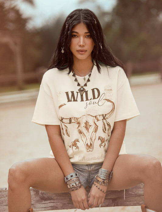 46633 Camiseta Algodón Wild ✦ Bajo pedido