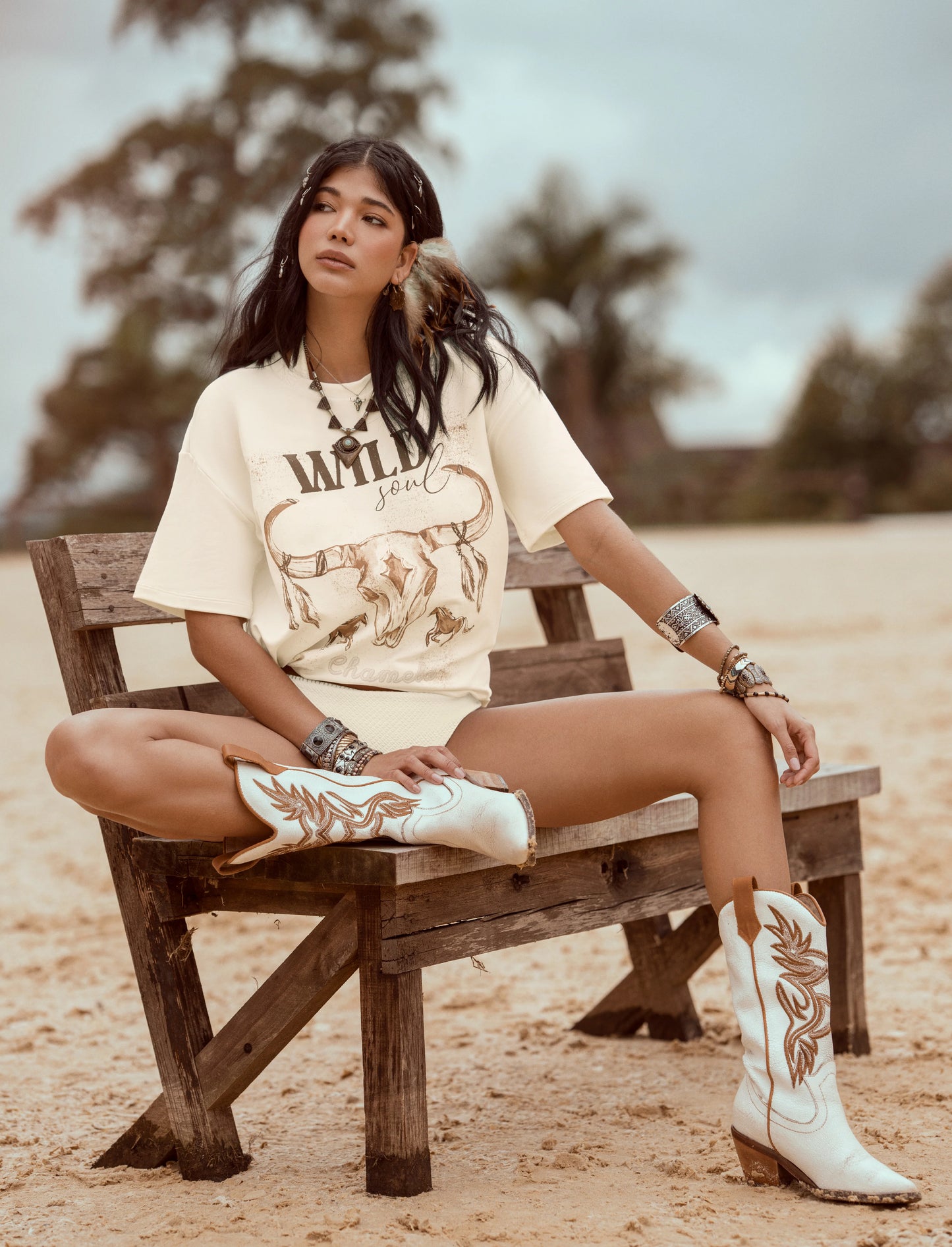 46633 Camiseta Algodón Wild ✦ Bajo pedido