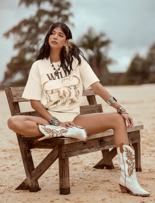 46633 Camiseta Algodón Wild ✦ Bajo pedido