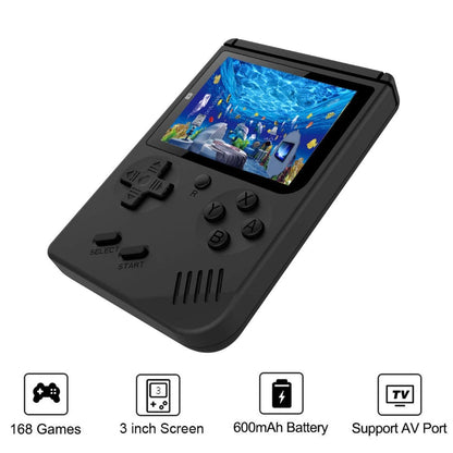 Mini Consola de Juego Retro Portable 8bits 2.8" Color LCD de los Niños Consola de Juego de Color Integrado 168 Juegos