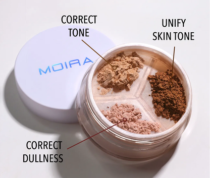 Set & Correct Trío de Polvos Sueltos (6 Estilos) - Moira ✦ Bajo pedido
