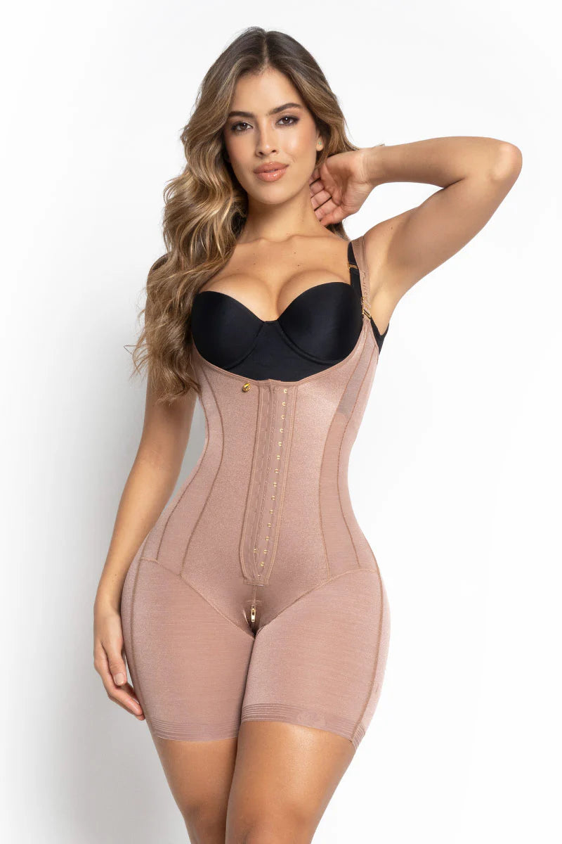Faja Media Pierna 502541 Luxury - Compresión Fuerte (Cocoa) ✦ Bajo pedido