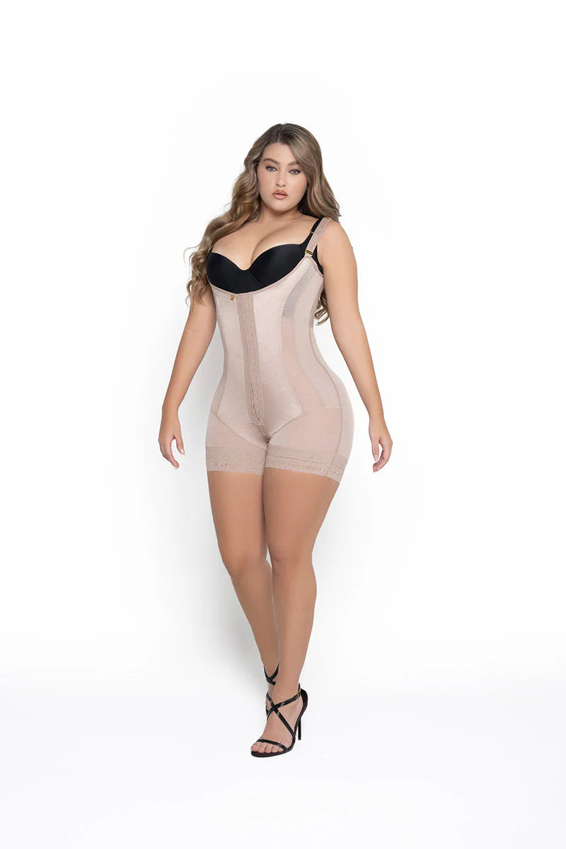 Faja Extracorta 502631 Luxury - Compresión Fuerte (Negro, Cocoa) ✦ Bajo pedido