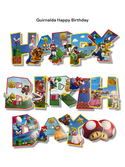 Set de Decoración para Fiesta – Mario Bros (+100pcs)