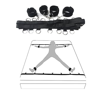 Set de Sujeción Erótico para Cama Ajustable – Hasta Tamaño King ✦ Bajo pedido