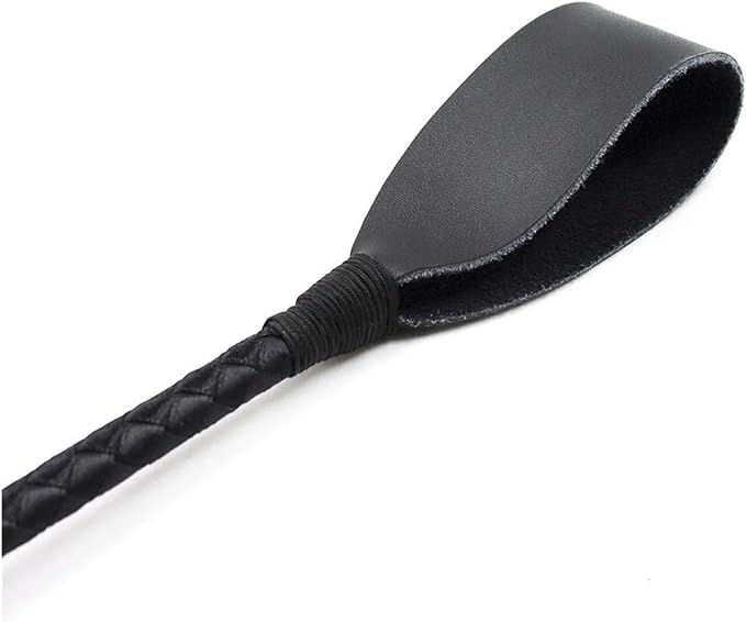 Fusta Erótica Antideslizante en Cuero Sintético - Negro (3 Tamaños) ✦ Bajo pedido