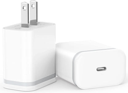 Set 2 Adaptadores de Corriente USB C 20W - LUOATIP