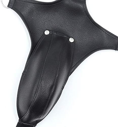 Arnés Masculino Con Suspensorio Cuero Sintético (Unitalla Ajustable) ✦ Bajo pedido