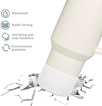 Bota Base Blanca para Botella Stanley - 7cm (Unidad)