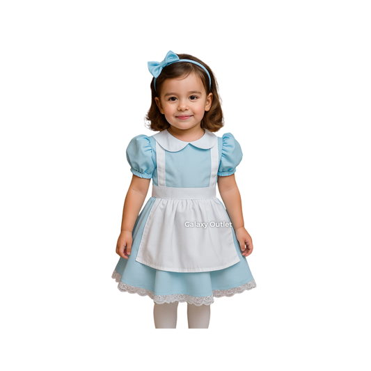 Disfraz Infantil – Alicia en el País de las Maravillas ✦ Bajo pedido