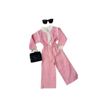 Set de 2 piezas - Conjunto de Sweater y Pantalón Palazzo para Niña | Set de Sweater y Pantalón (3 colores) ✦ Bajo pedido