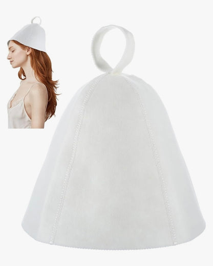 Set de 2 Gorros de Sauna en Fieltro Unisex – Evita Sobrecalentamiento, Térmico y Transpirable