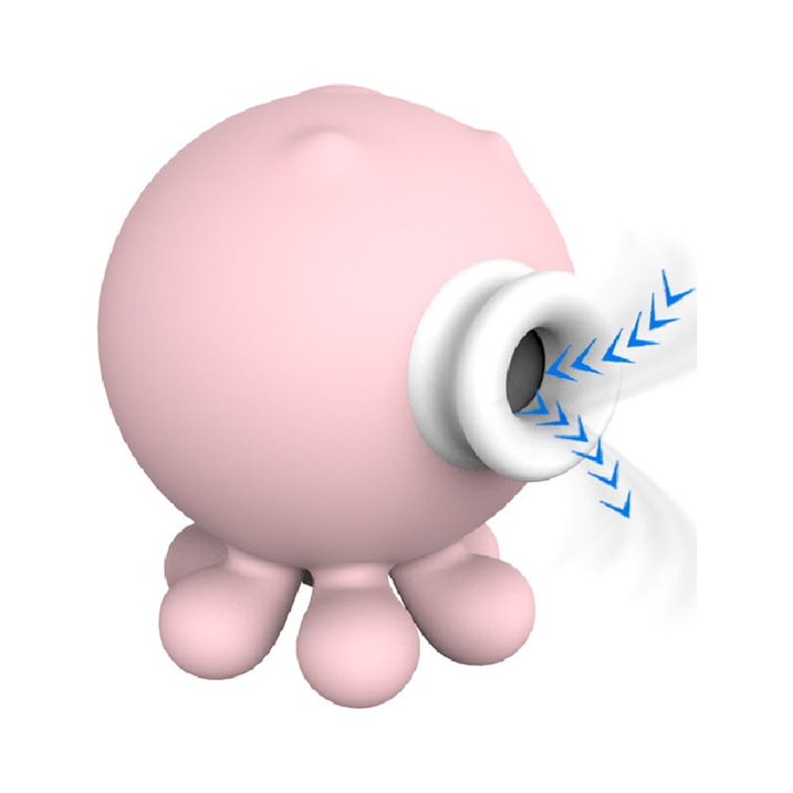 OCTOPI - Succionador de Clítoris en Forma de Pulpo, 10 Modos de Succión Silicona Médica Impermeable IPX7 ✦ Bajo pedido