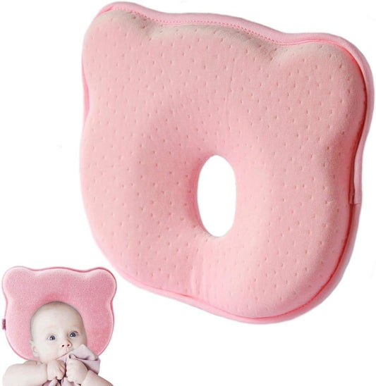 Almohada Antiplagiocefalia para Bebé, Previene la Cabeza Plana y Brinda Máximo Confort (0-12 Meses) - 2 Colores