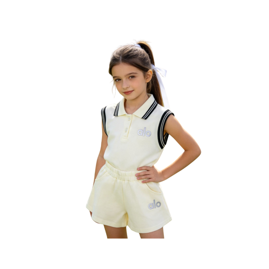 Set de 2 piezas - Set Deportivo Infantil algo para Niña | Conjuntol Cómodo (2 colores) ✦ Bajo pedido