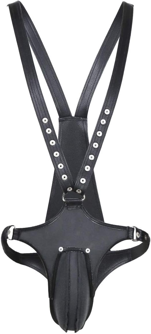Arnés Masculino Con Suspensorio Cuero Sintético (Unitalla Ajustable) ✦ Bajo pedido